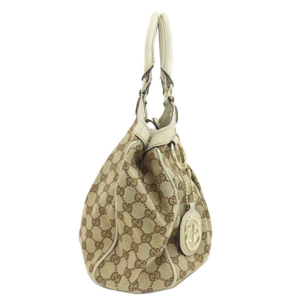 GUCCI Brown Canvas Tote Bag - Picture 3 of 16